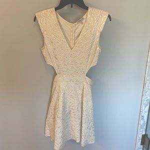 Charlotte Russe White Cut Out Dress